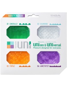 TENGA UNI VARIETY MASTURBADOR DEDAL PACK 4 UDS