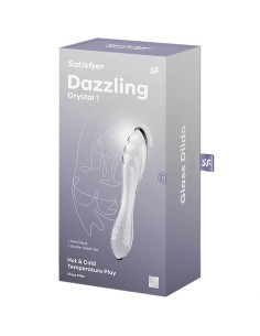 SATISFYER DAZZLING CRYSTAL TRANSPARENTE 2