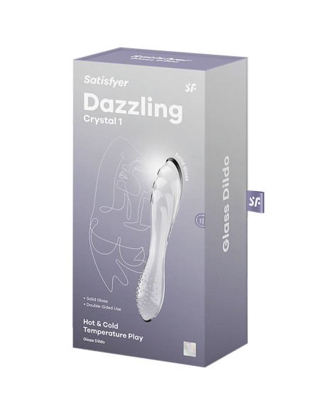 SATISFYER DAZZLING CRYSTAL TRANSPARENTE
