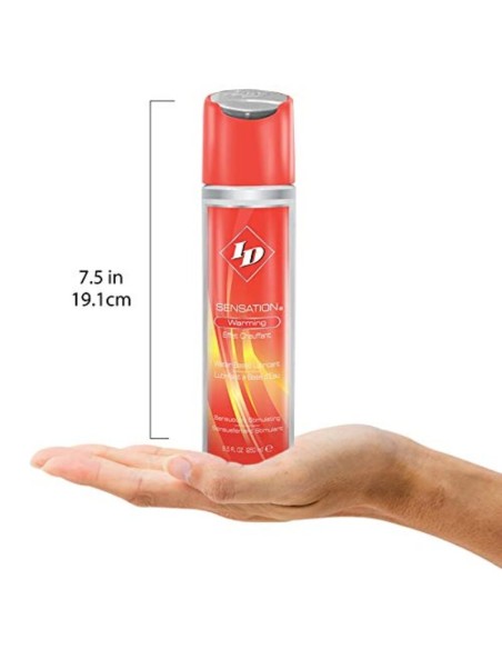 ID SENSATION LUBRICANTE BASE AGUA EFECTO CALOR 250 ML