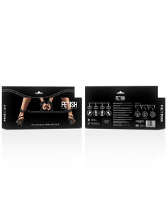 FETISH SUBMISSIVE BONDAGE BARRA SEPARADORA AJUSTABLE 4 PIEZAS 2