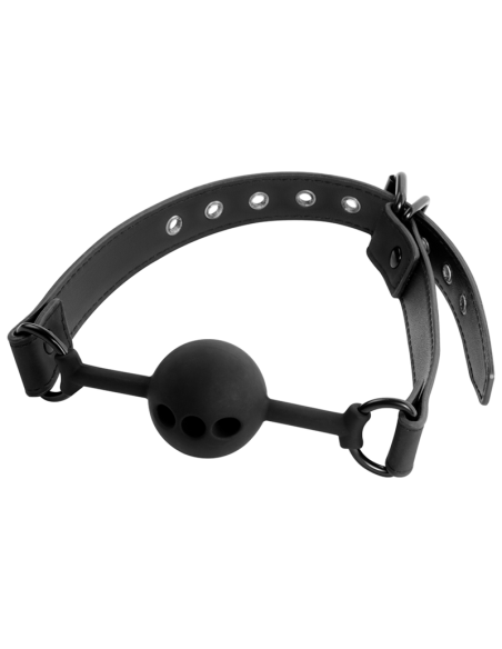 FETISH SUBMISSIVE BONDAGE MORDAZA DE BOLA DE SILICONA TRANSPIRABLE