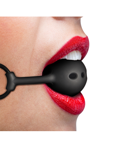 FETISH SUBMISSIVE BONDAGE MORDAZA DE BOLA DE SILICONA TRANSPIRABLE
