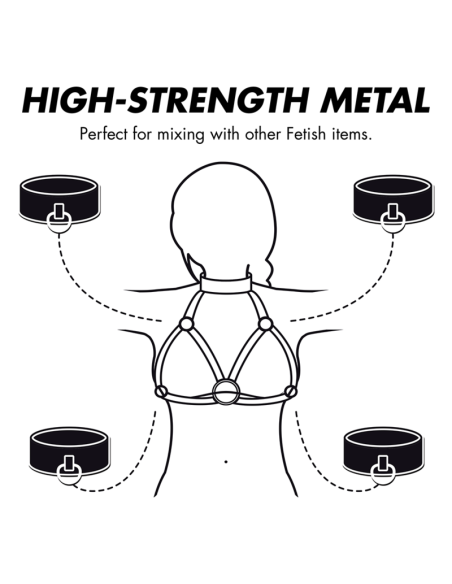 FETISH SUBMISSIVE BONDAGE ARNES AJUSTABLE PECHO