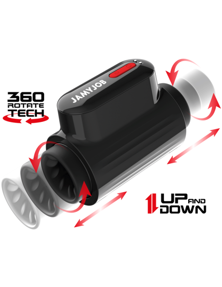 JAMYJOB VORTEX MASTURBADOR TURBO CON EMPUJE Y ROTACION 360 UP AND DOWN