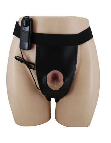 PRETTY LOVE HARNESS BRIEFS CON VIBRACION DILDO INCLUIDO