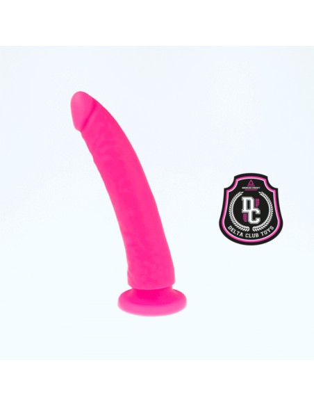DELTA CLUB TOYS DILDO ROSA SILICONA MEDICA 17 X 3 CM