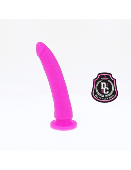 DELTA CLUB TOYS DILDO LILA SILICONA MEDICA 17 X 3 CM