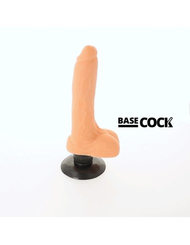 BASECOCK VIBRADOR REALISTICO 2 1 NATURAL 185 CM