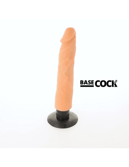 BASECOCK VIBRADOR REALISTICO 2 1 NATURAL 20 CM BASECOCK VIBRADOR REALISTICO 2 1 NATURAL 20 CM