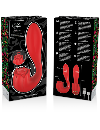MIA SELENA ESTIMULADOR VIBRATING TAPPING ROJO
