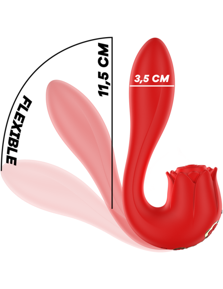 MIA SELENA ESTIMULADOR VIBRATING TAPPING ROJO