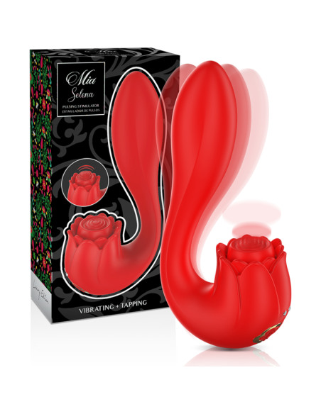 MIA SELENA ESTIMULADOR VIBRATING TAPPING ROJO