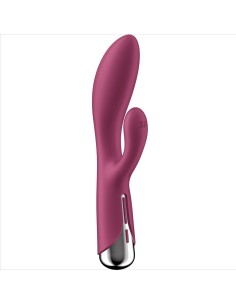 SATISFYER SPINNING RABBIT 1 ESTIMULACION CLITORIS Y PUNTO G ROJO