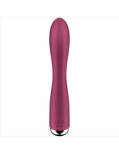 SATISFYER SPINNING RABBIT 1 ESTIMULACION CLITORIS Y PUNTO G ROJO