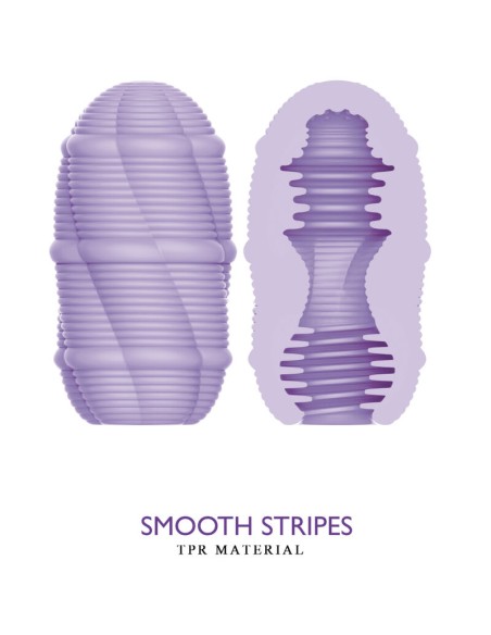 PRETTY LOVE HUEVO MASTURBADOR SMOOTH STRIPES CUPID