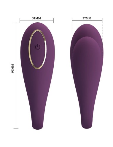 PRETTY LOVE AUGUST VIBRADOR DOBLE PLACER GLOBAL REMOTE