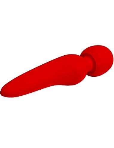 PRETTY LOVE MEREDITH MASAJEADOR 12 MODOS VIBRACION ROJO