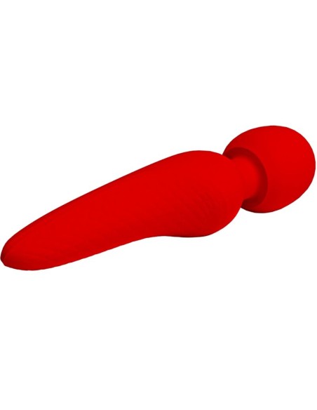 PRETTY LOVE MEREDITH MASAJEADOR 12 MODOS VIBRACION ROJO