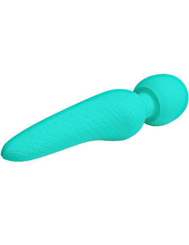 PRETTY LOVE MEREDITH MASAJEADOR 12 MODOS VIBRACION VERDE AGUA