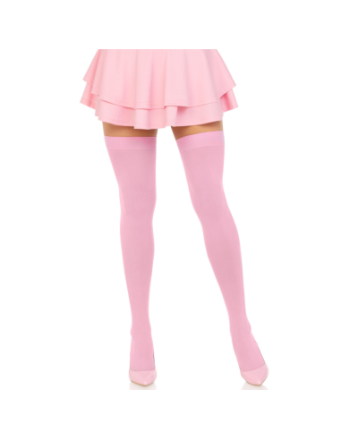 LEG AVENUE MEDIAS NAILON ROSA