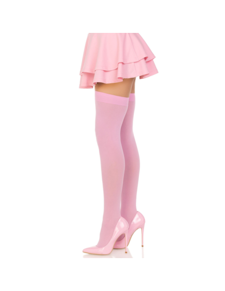 LEG AVENUE MEDIAS NAILON ROSA