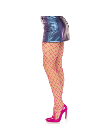 LEG AVENUE PANTIMEDIAS REJILLA DIAMANTE AMARILLO