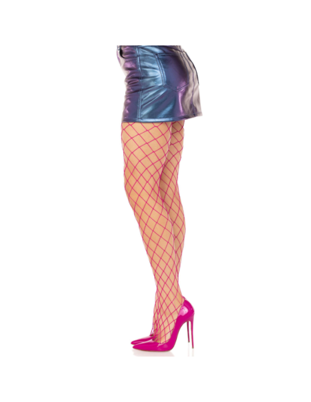 LEG AVENUE PANTIMEDIAS REJILLA DIAMANTE AMARILLO