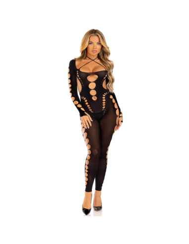LEG AVENUE BODYSTOCKING TOBILLO RECKLESS AZUL