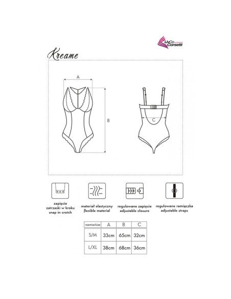 LIVCO CORSETTI FASHION KREAME LC 90546 BODY BLACK