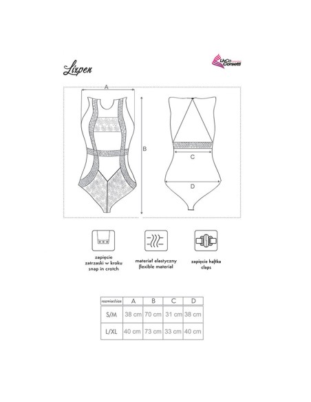 LIVCO CORSETTI FASHION LIXPEN LC 90612 BODY NEGRO