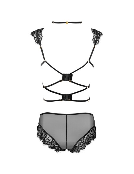 LIVCO CORSETTI FASHION PALMENOM LC 90614 SUJETADOR PANTY NEGRO