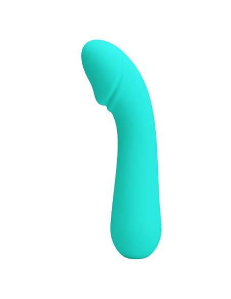 PRETTY LOVE CETUS VIBRADOR RECARGABLE VERDE AGUA