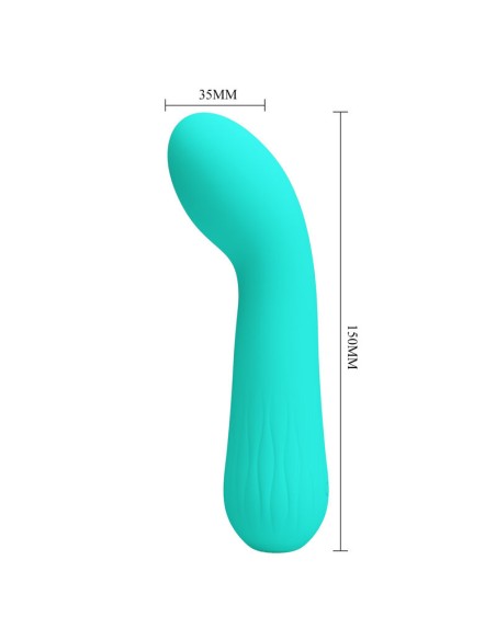 PRETTY LOVE FAUN VIBRADOR RECARGABLE VERDE AGUA