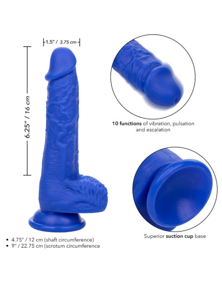 ADMIRAL SAILOR DILDO REALISTICO VIBRADOR AZUL