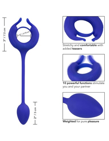 ADMIRAL ANILLO CON PESO PARA PENE AZUL