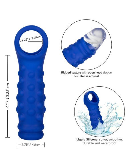 ADMIRAL BEADED FUNDA PENE SILICONA LIQUIDA AZUL