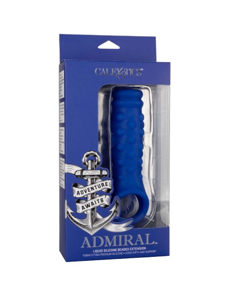 ADMIRAL BEADED FUNDA PENE SILICONA LIQUIDA AZUL