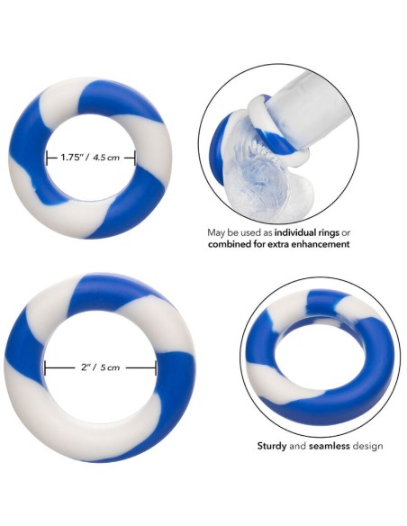 ADMIRAL SET 2 ANILLOS PARA PENE ADMIRAL SET 2 ANILLOS PARA PENE