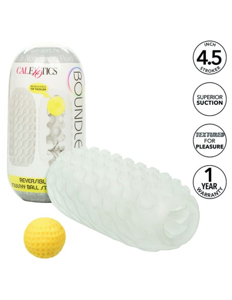 CALIFORNIA EXOTICS BOUNDLESS STROKER BLANDO REVERSIBLE AMARILLO