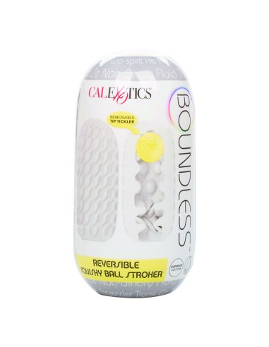 CALIFORNIA EXOTICS BOUNDLESS STROKER BLANDO REVERSIBLE AMARILLO