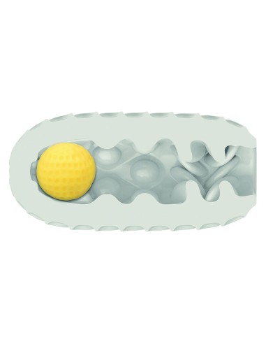 CALIFORNIA EXOTICS BOUNDLESS STROKER BLANDO REVERSIBLE AMARILLO