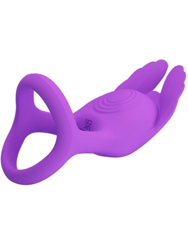 PRETTY LOVE ANILLO VIBRADOR SILAS 7 VIBRACIONES SILICONA LILA