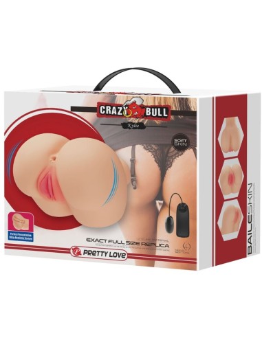 CRAZY BULL VAGINA Y ANO REALISTICOS VIBRADOR KYLIE
