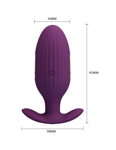 PRETTY LOVE JEFFERSON PLUG ANAL CONTROLADO POR APP LILA