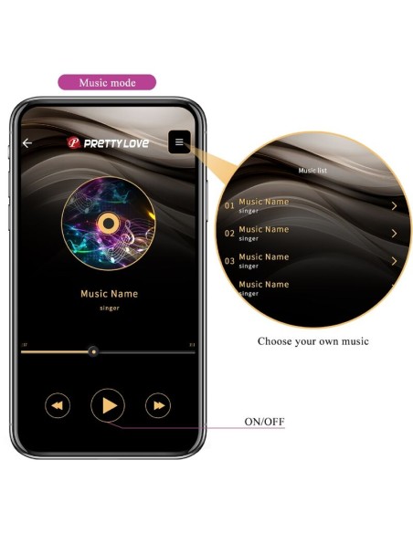 PRETTY LOVE JEFFERSON PLUG ANAL CONTROLADO POR APP LILA