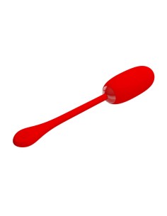 PRETTY LOVE JULIUS HUEVO VIBRADOR IMPERMEBLE RECARGABLE ROJO 2