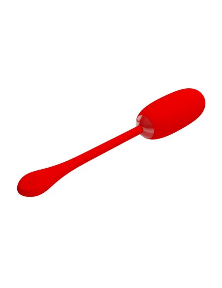PRETTY LOVE JULIUS HUEVO VIBRADOR IMPERMEBLE RECARGABLE ROJO
