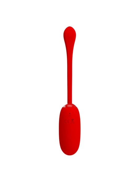 PRETTY LOVE JULIUS HUEVO VIBRADOR IMPERMEBLE RECARGABLE ROJO