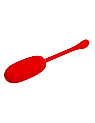 PRETTY LOVE JULIUS HUEVO VIBRADOR IMPERMEBLE RECARGABLE ROJO